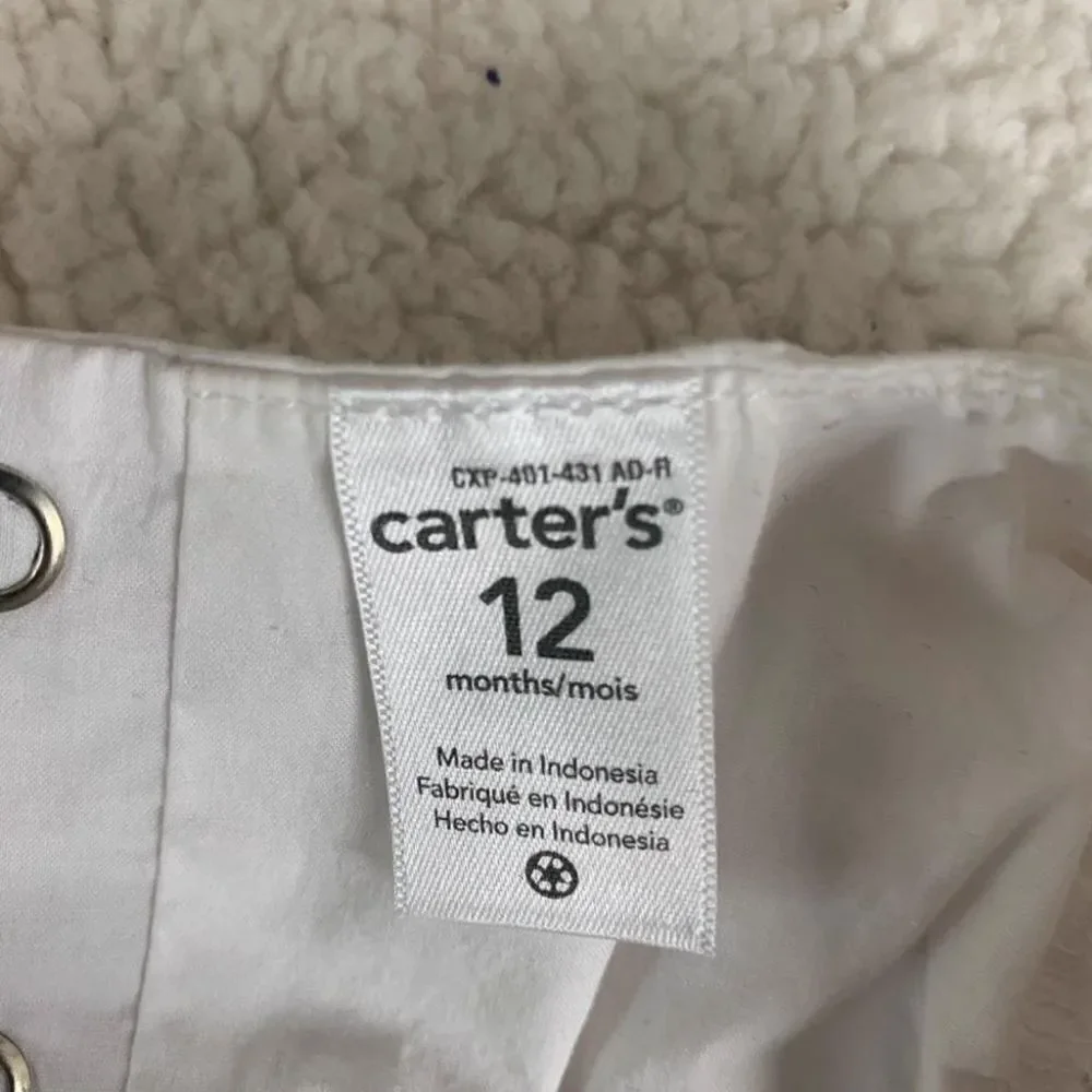 Carters Dress Shorts 12 months Blue Red White